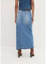 bonprix Džínsová sukňa, dlhá, farba modrá, rozm. 34