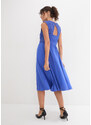 bonprix Materské šaty s čipkou a naťahovacím zadným dielom, farba modrá