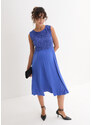 bonprix Materské šaty s čipkou a naťahovacím zadným dielom, farba modrá