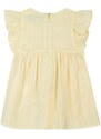 Detské bavlnené šaty Tartine et Chocolat žltá farba, mini, áčkový strih