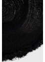 Klobúk Liviana Conti čierna farba,A4SF50