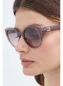 Slnečné okuliare Guess dámske, béžová farba, GU7909_5359Z