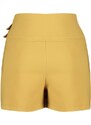 Trendyol Camel Buckle Detailed Pleated Woven Shorts Skirt
