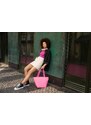 Nákupná taška cez rameno Reisenthel Shopper M Twist pink