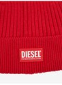 Red Unisex Diesel Wool Beanie - Women