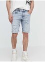 Rifľové krátke nohavice Tommy Jeans pánske,DM0DM18796