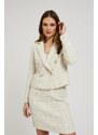 Women's blazer MOODO - ecru white