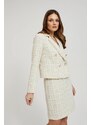 Women's blazer MOODO - ecru white