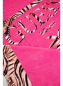 Bavlnený uterák Guess ružová farba, E4GZ05 KBN40