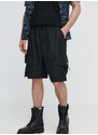 Šortky Karl Lagerfeld Jeans pánske, čierna farba