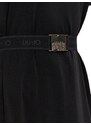 Čierne dlhé šaty LIU-JO s opaskom