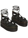 Kožené sandále Dr. Martens Nartilla XL dámske, čierna farba, na platforme, DM31538001
