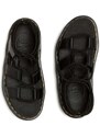 Kožené sandále Dr. Martens Nartilla XL dámske, čierna farba, na platforme, DM31538001