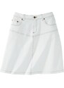 Blancheporte Rozšírená džínsová sukňa biela 038