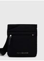 Malá taška Tommy Hilfiger čierna farba,AM0AM12216