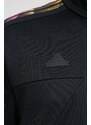 Mikina adidas TIRO pánska, čierna farba, s nášivkou, IP3787