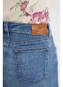 Rifľová sukňa Lauren Ralph Lauren mini,rovný strih,200817846