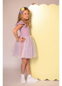 Dievčenské šaty Madeline fialové TUTU