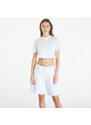 Dámské tričko Calvin Klein Jeans Premium Monologo Cropped T-Shirt White