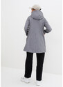 bonprix Softshellová parka bunda s kapucňou, farba šedá