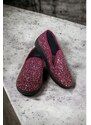 MJARTAN - Červené uzatvorené papuče na gumičky