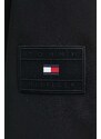 Bunda Tommy Hilfiger pánska,čierna farba,prechodná,MW0MW34470