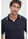 Polo tričko Tommy Hilfiger pánske, tmavomodrá farba, jednofarebné, MW0MW34772