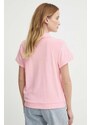 Polo tričko Polo Ralph Lauren dámske,ružová farba,211936221