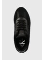 Tenisky Calvin Klein Jeans RUNNER LOW LACE MIX IN DC čierna farba, YW0YW01367