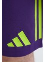 Tréningové šortky adidas Performance Generation Predator Downtime fialová farba, IT4824