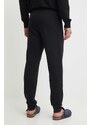 Nohavice Emporio Armani Underwear čierna farba, s potlačou, 111690 4R566