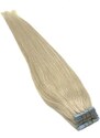 Clipinhair Vlasy pre metódu Invisible Tape / TapeX / Tape Hair / Tape IN 50cm – platina