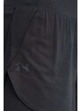 Tréningové šortky Under Armour Flex čierna farba, jednofarebné, vysoký pás