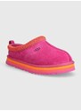 Detské semišové papuče UGG TAZZ ružová farba