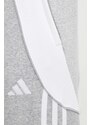 Tepláky adidas Performance TIRO šedá farba, vzorované, IS1011