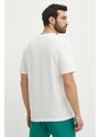 Bavlnené tričko New Balance pánske, béžová farba, s potlačou, MT41578SST