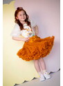 Dievčenská sukňa dolly štýl karamel TUTU
