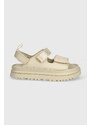 Detské sandále UGG GOLDENGLOW béžová farba