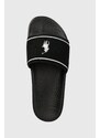 Šľapky Polo Ralph Lauren Polo Slide pánske, čierna farba, 809931325001
