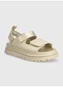 Detské sandále UGG GOLDENGLOW béžová farba