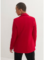 bonprix Bavlnené džersejové dlhé sako v boyfriend štýle, farba červená, rozm. 50