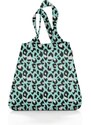 Skladacia taška Reisenthel Mini Maxi Shopper Leo pastel gepard mint