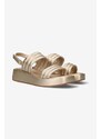 Sandále Mexx Noë dámske, zlatá farba, na platforme, MIBN1603941W