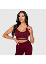 Športová podprsenka Iron Aesthetics Inspire, bordová