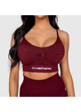 Športová podprsenka Iron Aesthetics Inspire, bordová