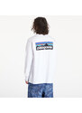 Tričko Patagonia M's LS P6 Logo Responsibili Tee White L