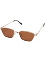 Urban Classics Slnečné okuliare 'Kalymnos' hnedá / zlatá
