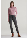 DŽÍNSY GANT STRAIGHT CROPPED JEANS BLACK VINTAGE