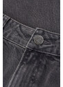 DŽÍNSY GANT STRAIGHT CROPPED JEANS BLACK VINTAGE