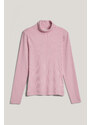 ROLÁK GANT SLIM RIB TURTLENECK DUSTY PINK